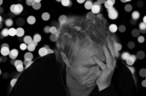 stressed man